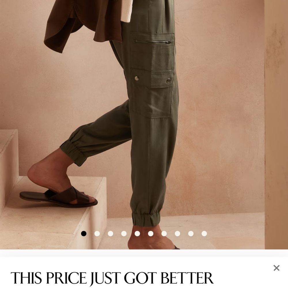 Green Banana Republic tencel jogger MP